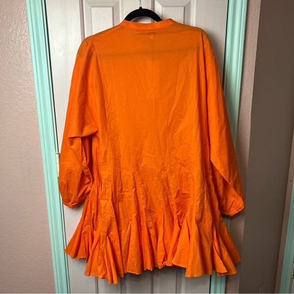 NWT Rhode Orange Emma Dress Size Medium - Picture 11 of 12